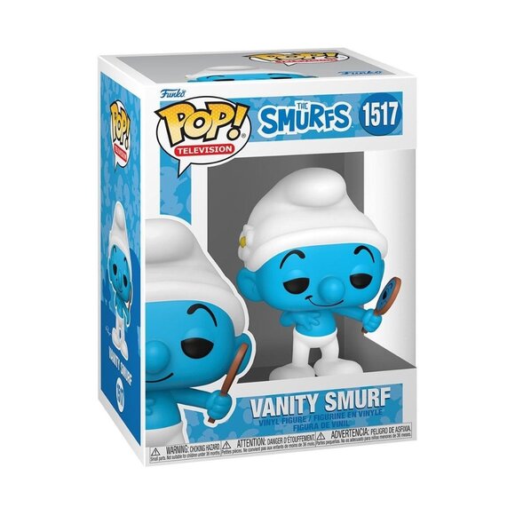 Funko Pop! Smurfs - Classic Vanity Smurf #1517 - Picture 3 of 3